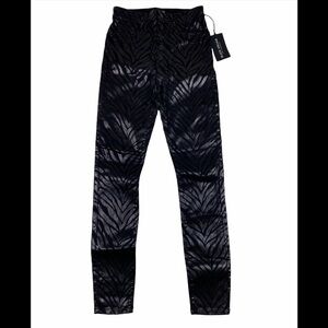 NWT Black Orchid Zebra High Rise Skinny Jeans 26